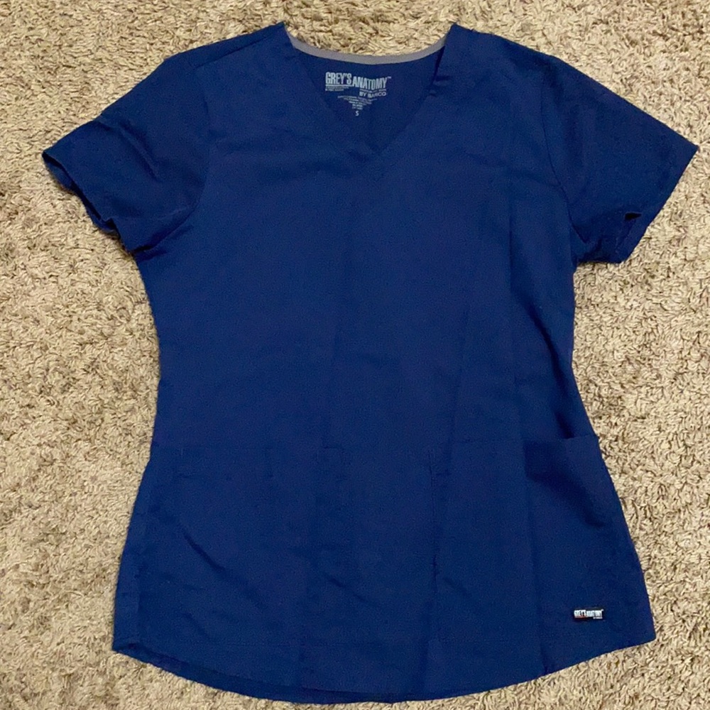 Navy scrub top